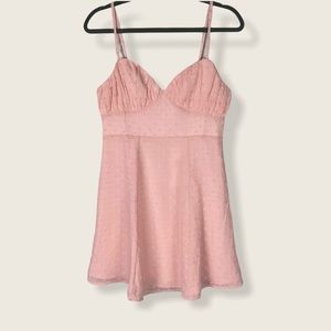 Saints + Secrets Pink Fit and Flare Dress Sz M